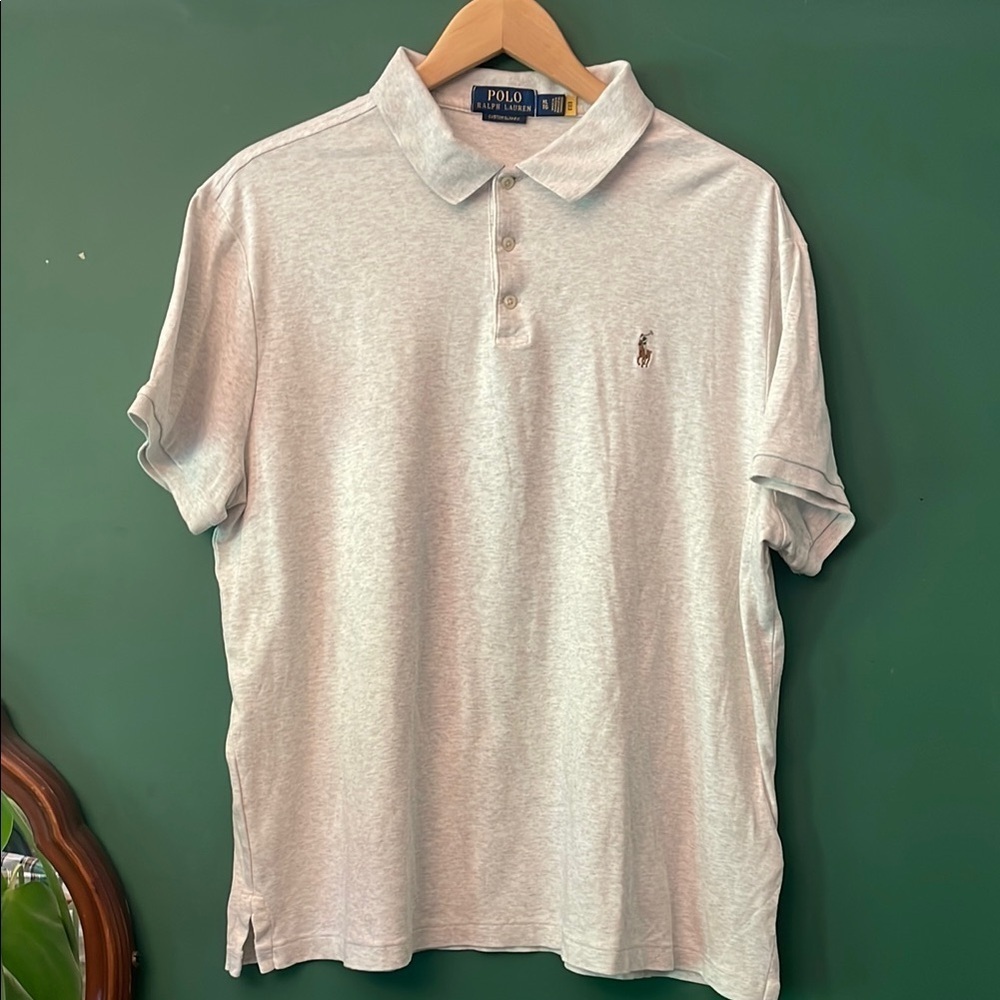 POLO Ralph Lauren Custom Slim Fit Men's XL Soft Cotton Polo Preppy Classic